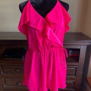 Hot Pink Romper